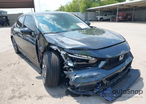 2025 Honda Civic Hybrid Sport/Sport Touring из США, поврежденный, VIN 2HGFE4F88SH337449